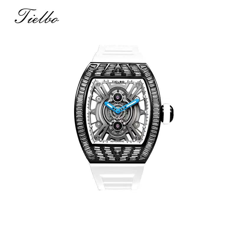 Crystal Storm Automatic Watch – Skeleton, 43×51mm, 368 Crystals T827M