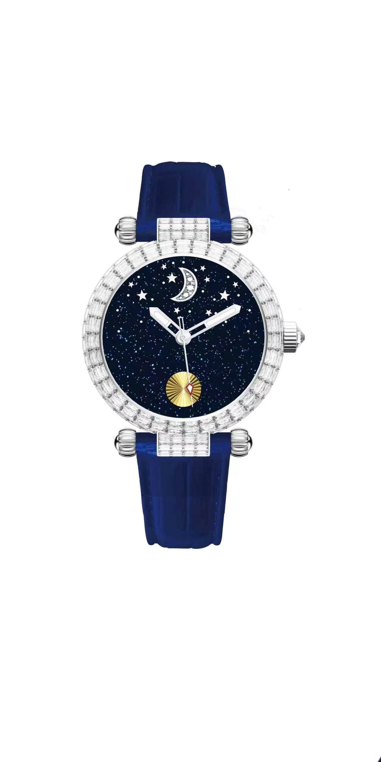 Cosmic Night Watch – Automatic, Blue Dial, 42mm T862M