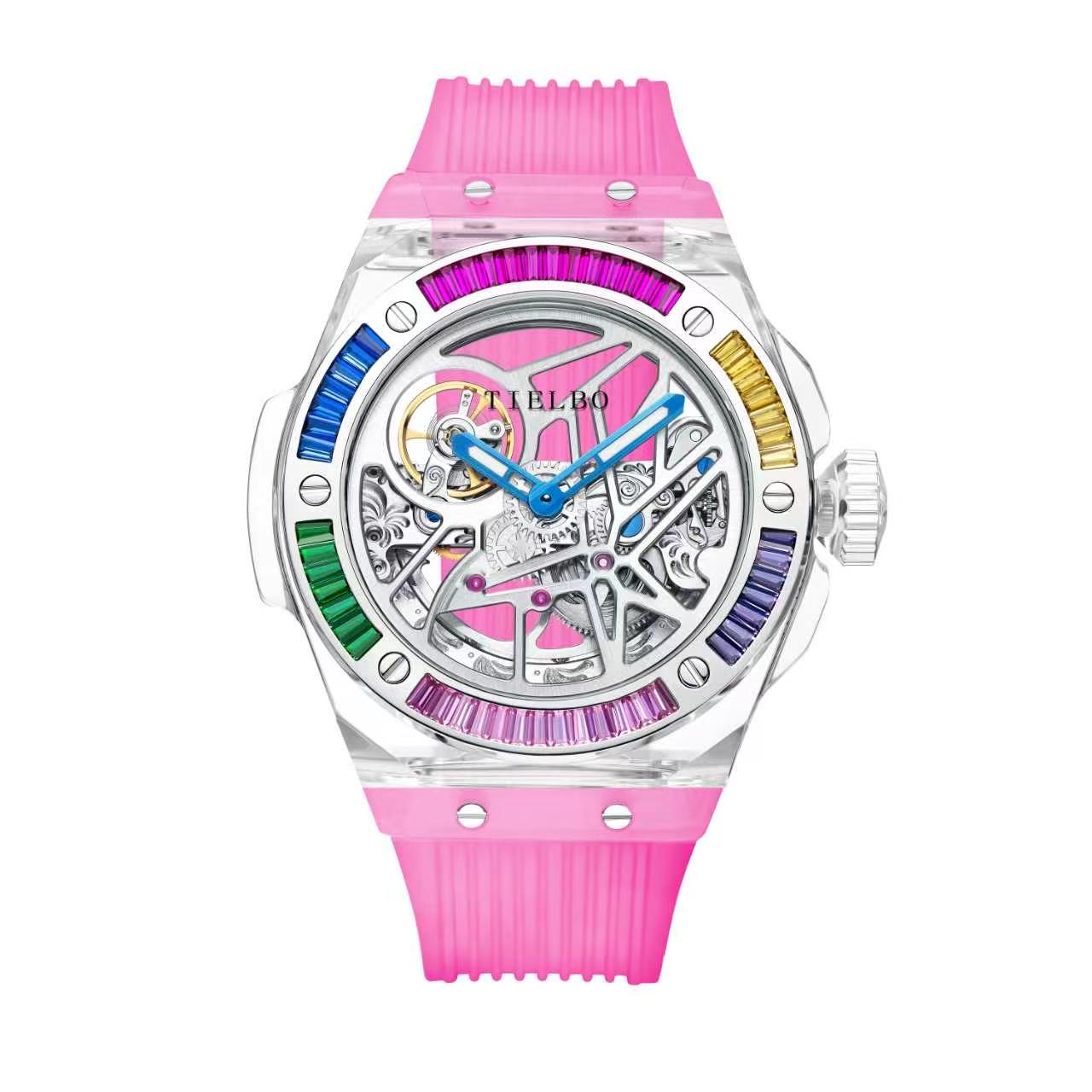 Prism Rainbow – Transparent Skeleton Watch T712