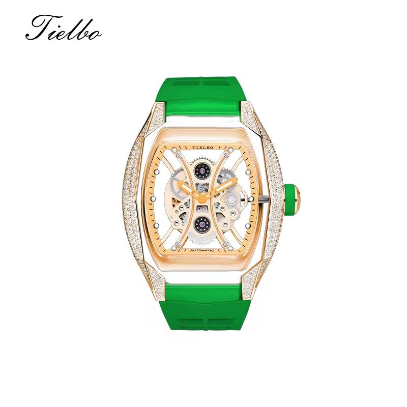 Armor Rose Watch – Transparent, Skeleton, Automatic T831M