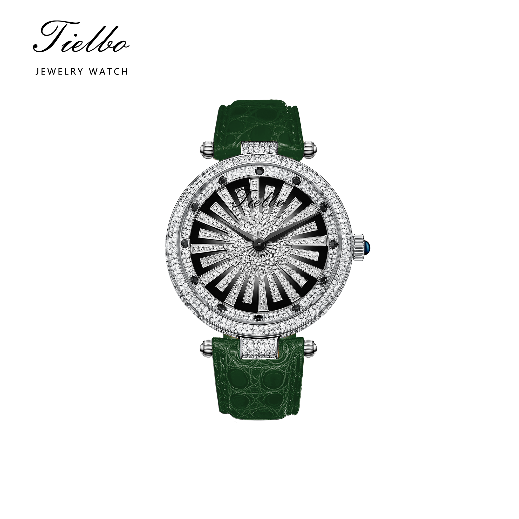 Dawn Fortune Watch – Rotating Dial, Iced-Out, 42mm T127L