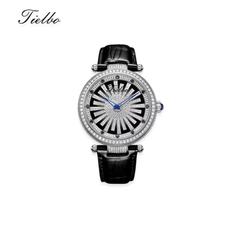 Dawn Fortune Watch – Rotating Dial, Iced-Out, 45mm T127M