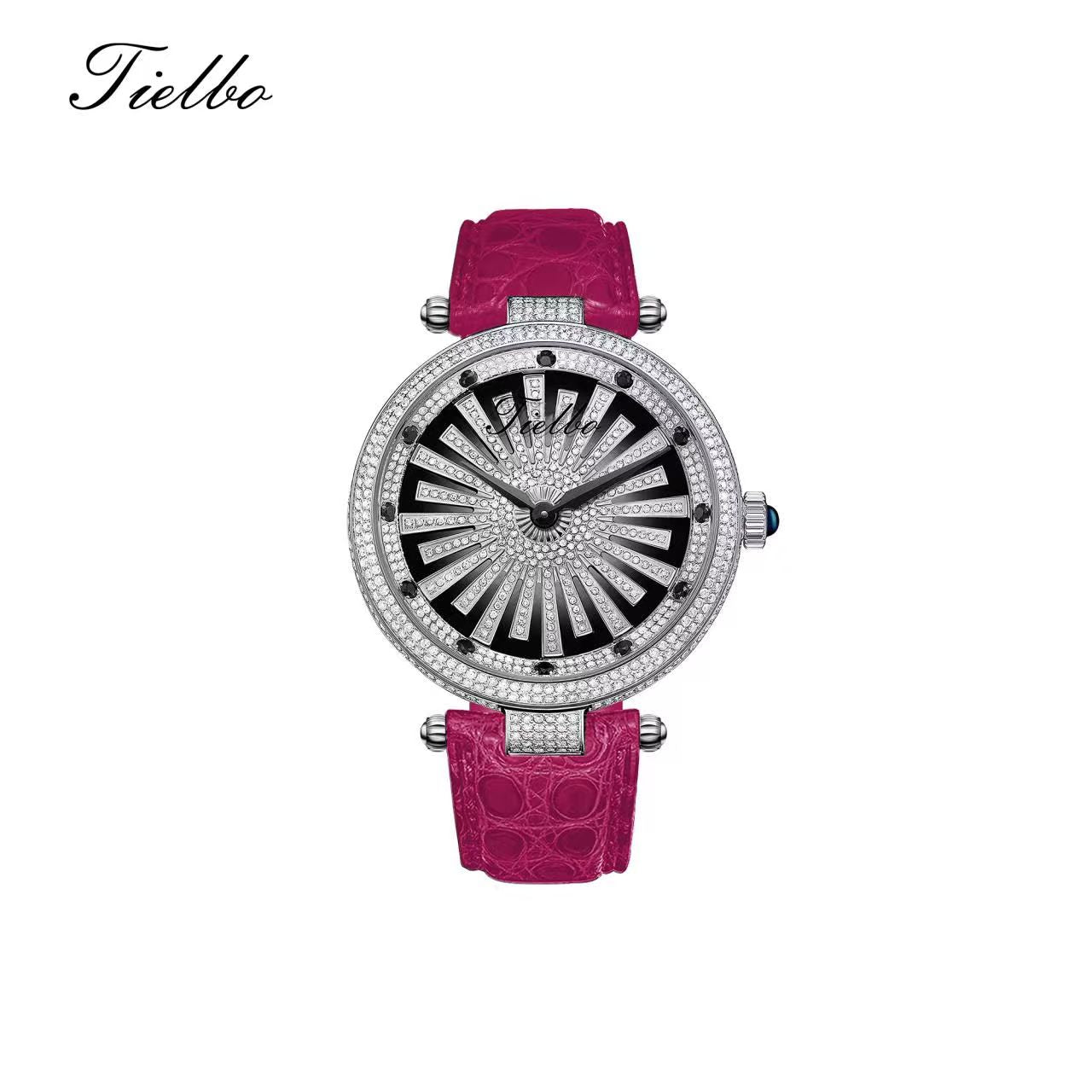 Dawn Fortune Watch – Rotating Dial, Iced-Out, 42mm T127L