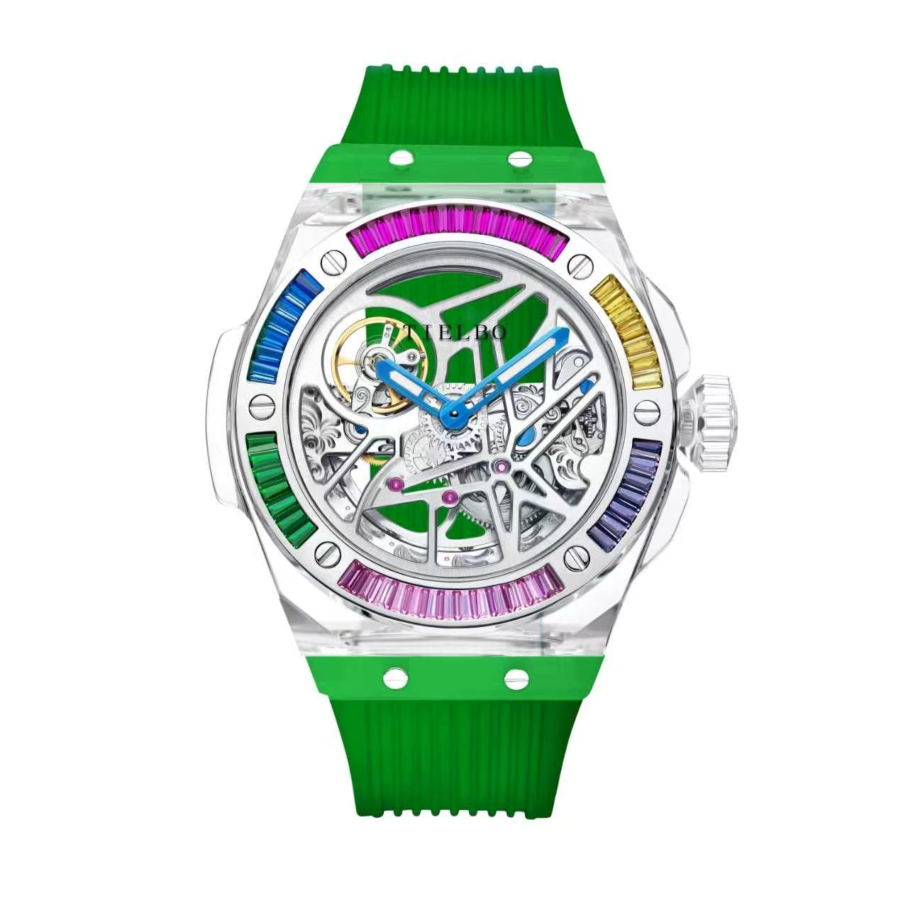 Prism Rainbow – Transparent Skeleton Watch T712