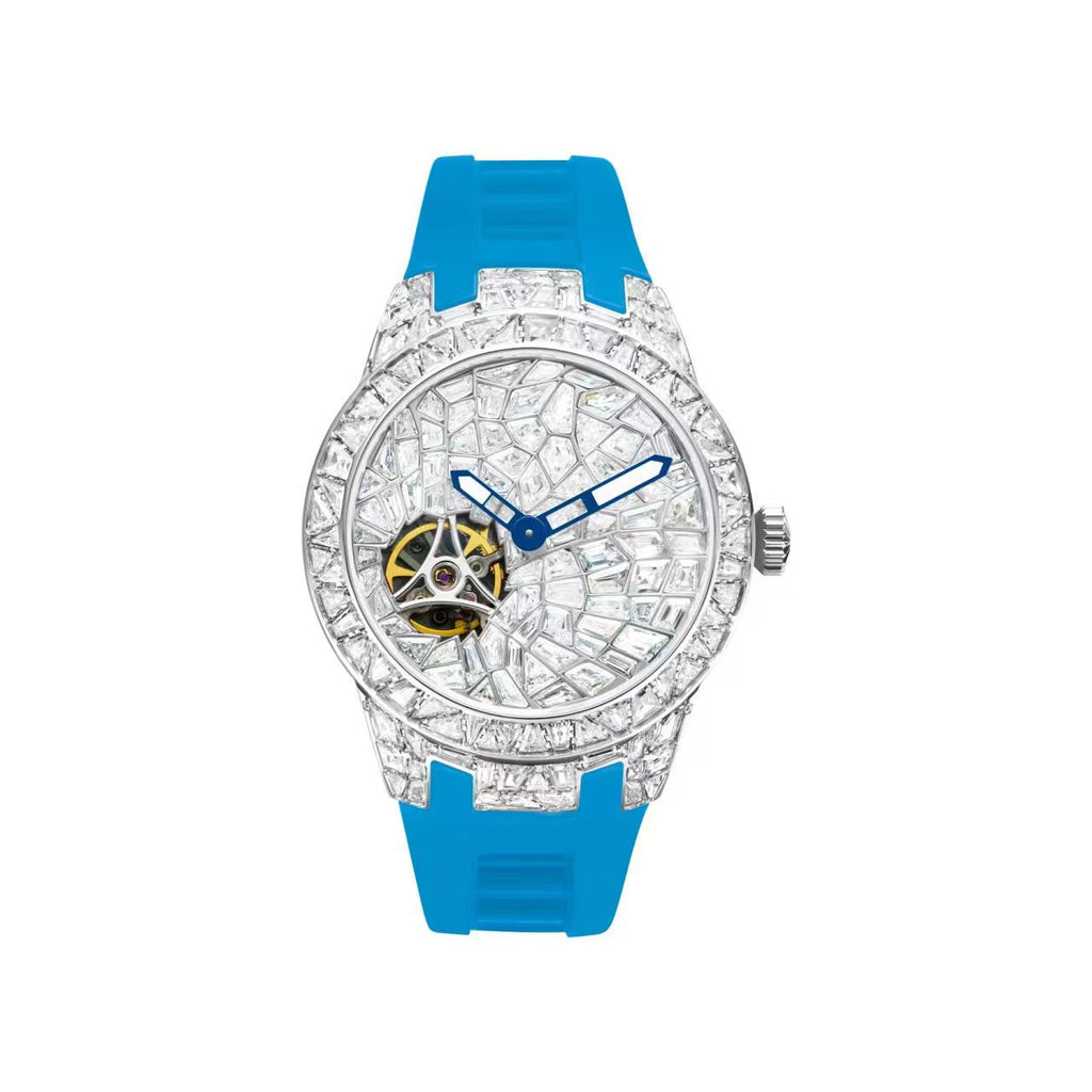 Faith Automatic Watch – 38mm, Full Crystal T835L