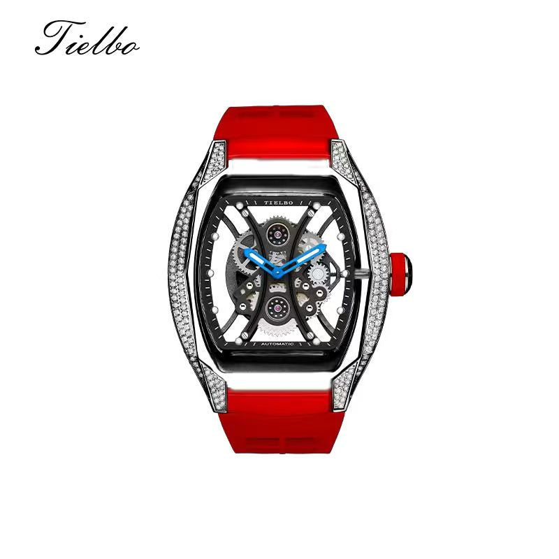 Armor Rose Watch – Transparent, Skeleton, Automatic T831M