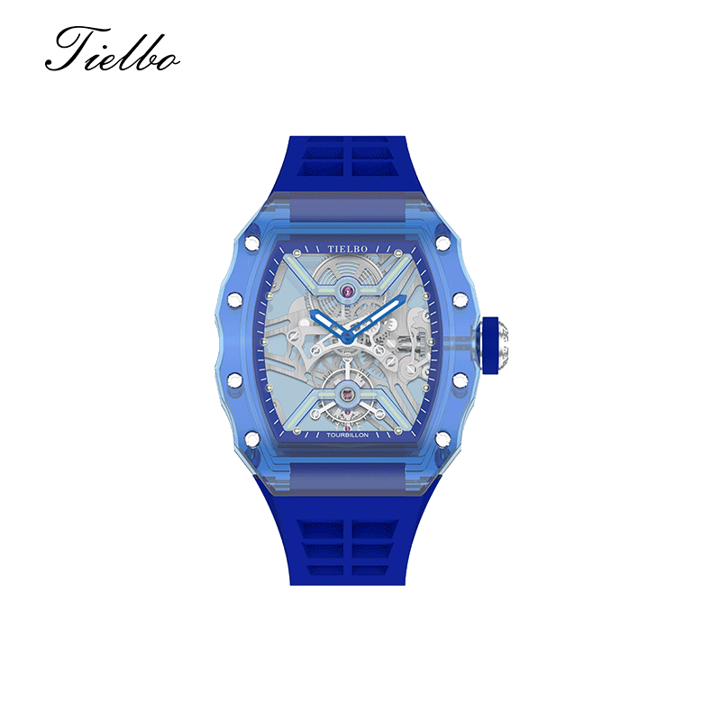 Lightyear Transparent Tourbillon Watch – Skeleton, Luminous, 43×53mm T816