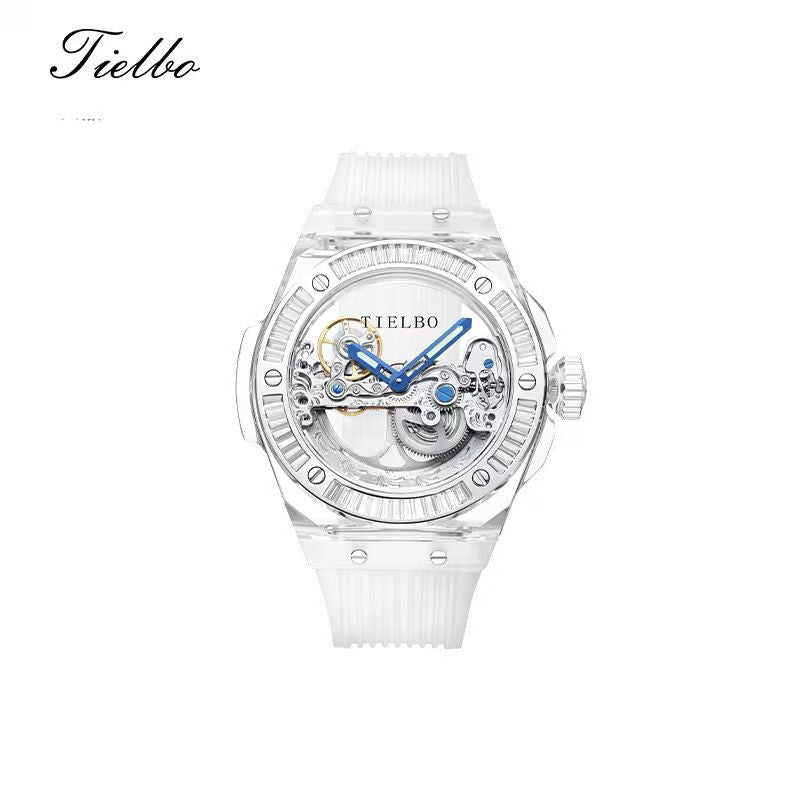 Prism Black – Transparent Skeleton Watch T711