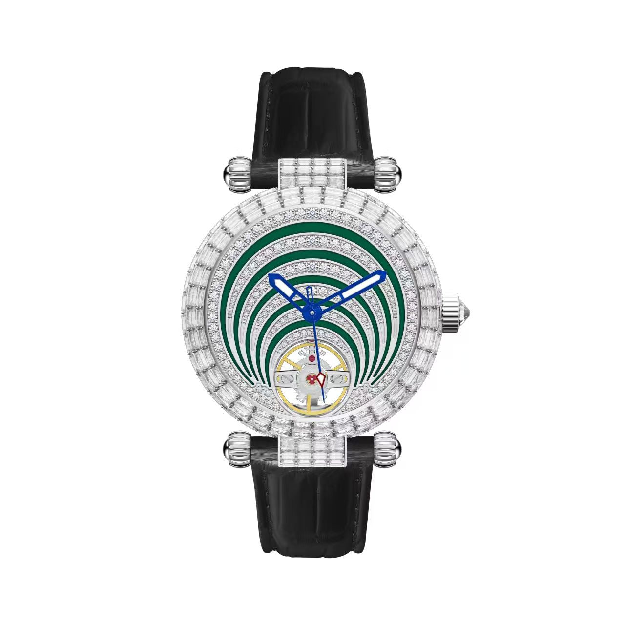 Morning Radiance Watch – Automatic, Full Crystal, 42mm T810M