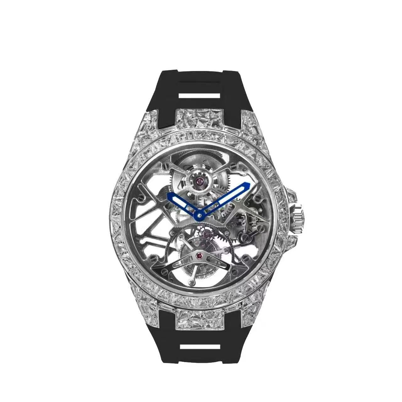 Wuyin Skeleton Tourbillon Watch – Manual, Sapphire, 44mm T850M