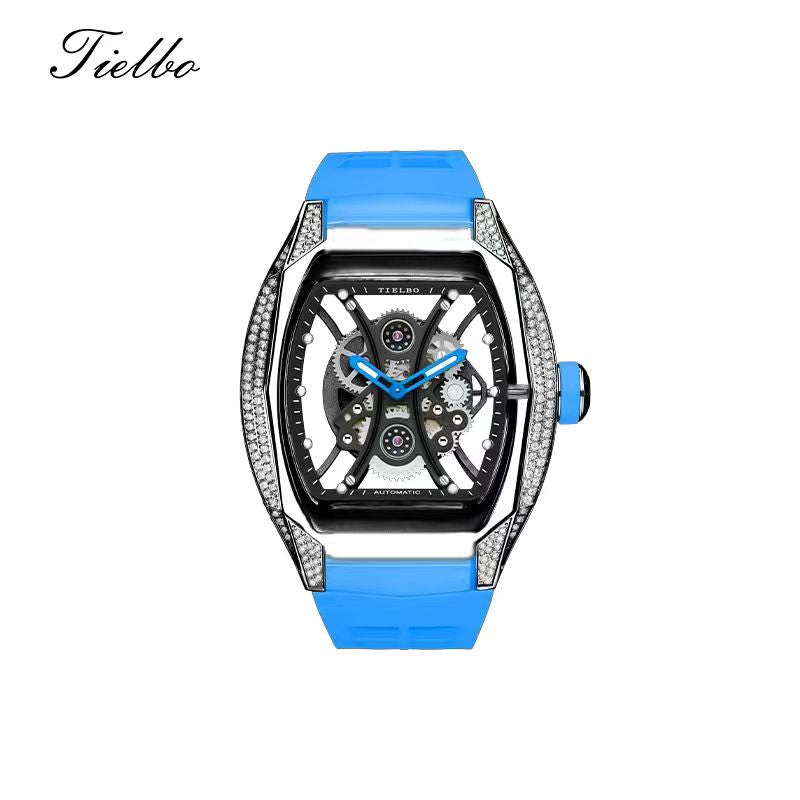 Armor Rose Watch – Transparent, Skeleton, Automatic T831M