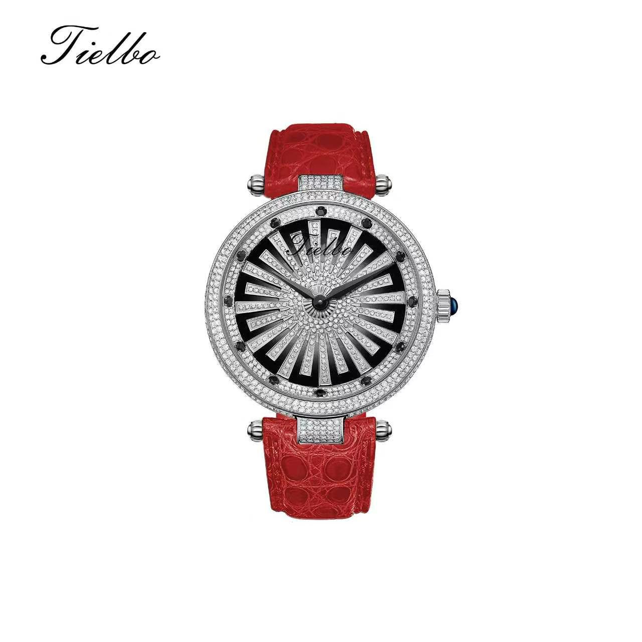 Dawn Fortune Watch – Rotating Dial, Iced-Out, 42mm T127L