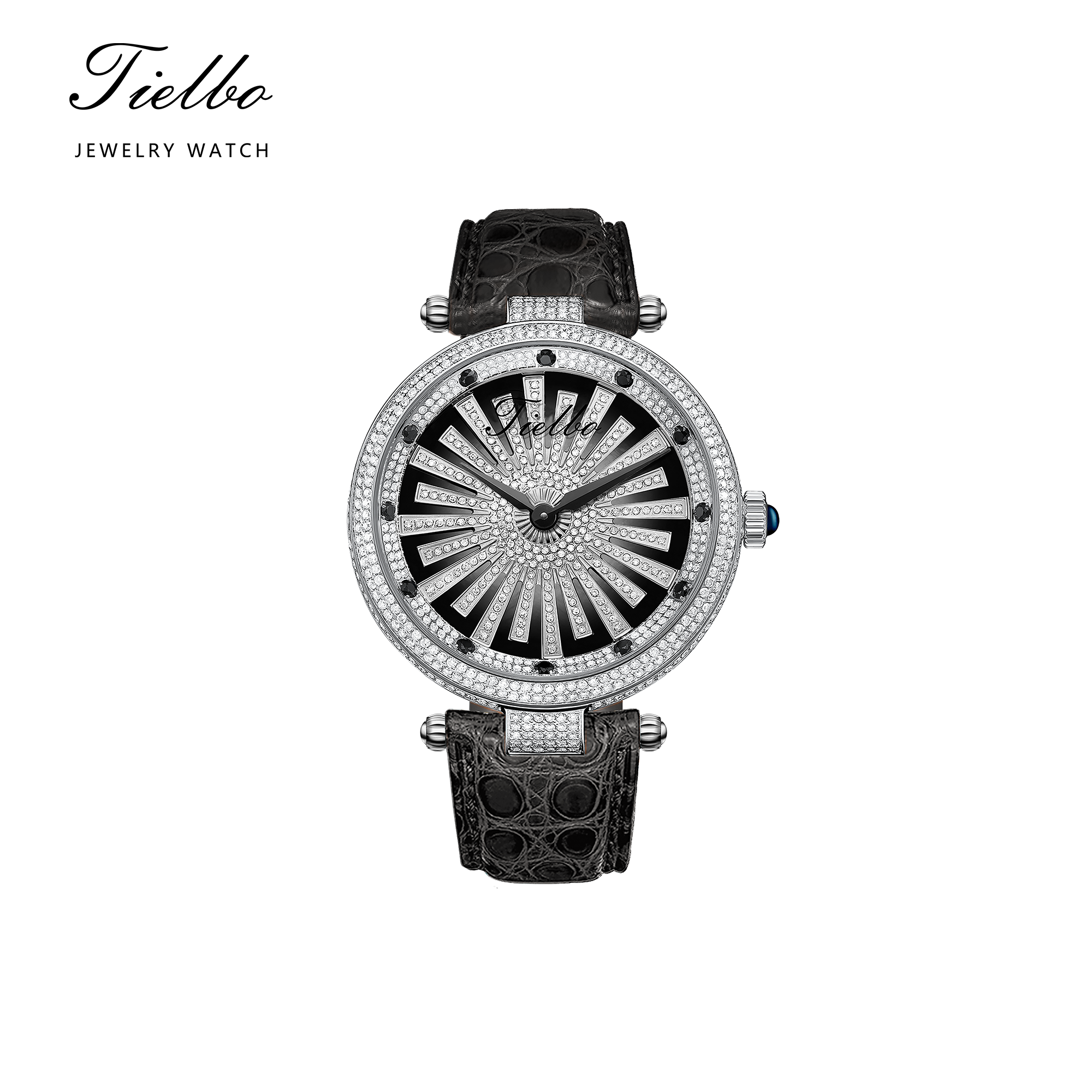 Bloom Watch – Rotating Dial, Iced-Out, 42mm T127L