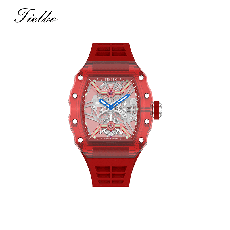 Lightyear Transparent Tourbillon Watch – Skeleton, Luminous, 43×53mm T816