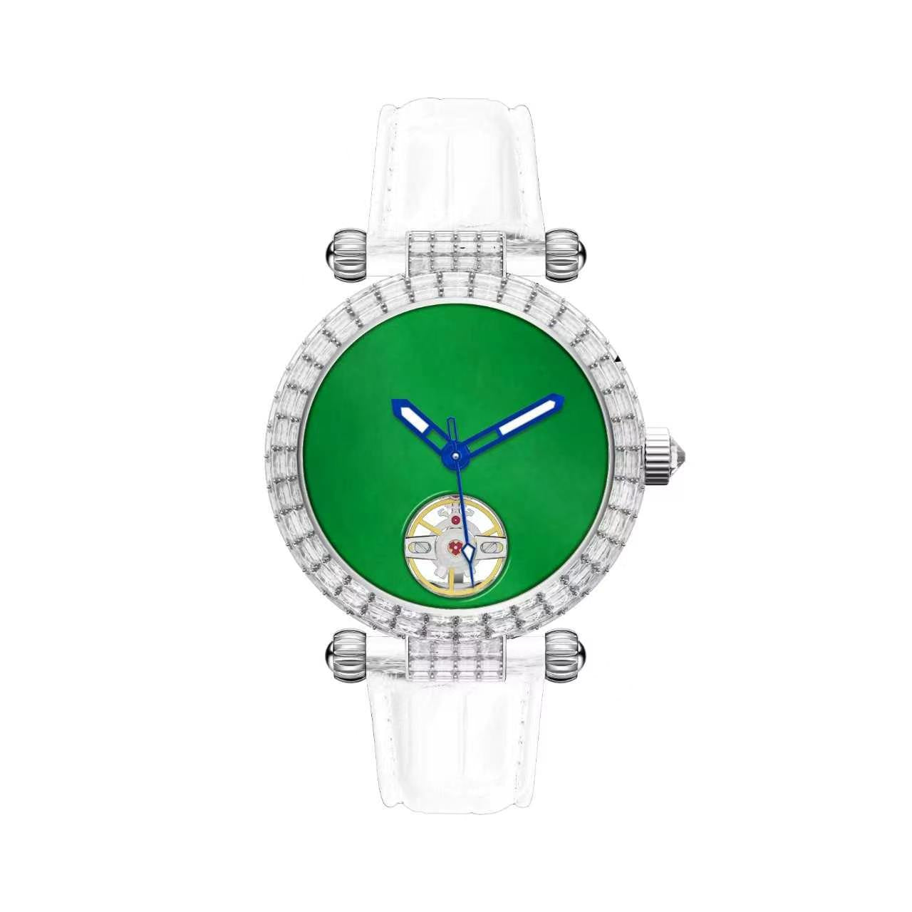 Auspicious Jade Watch – Automatic, Jade Dial, 38mm T868L