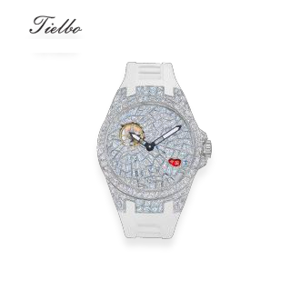 Faith Automatic Watch – Full Crystal, 43.9mm T835M