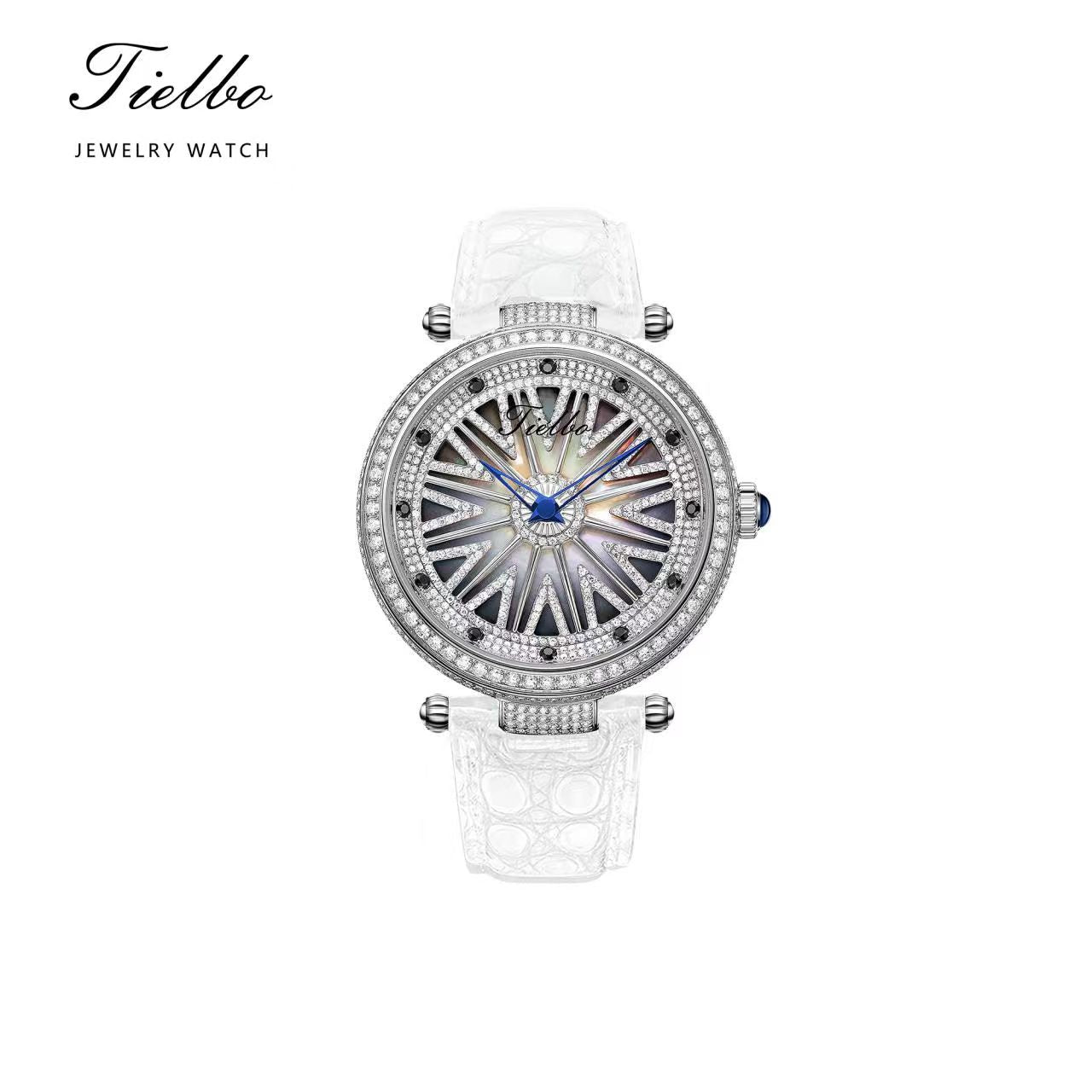 Fortune Flow Watch – Rotating Dial, Iced-Out, 45mm T127M