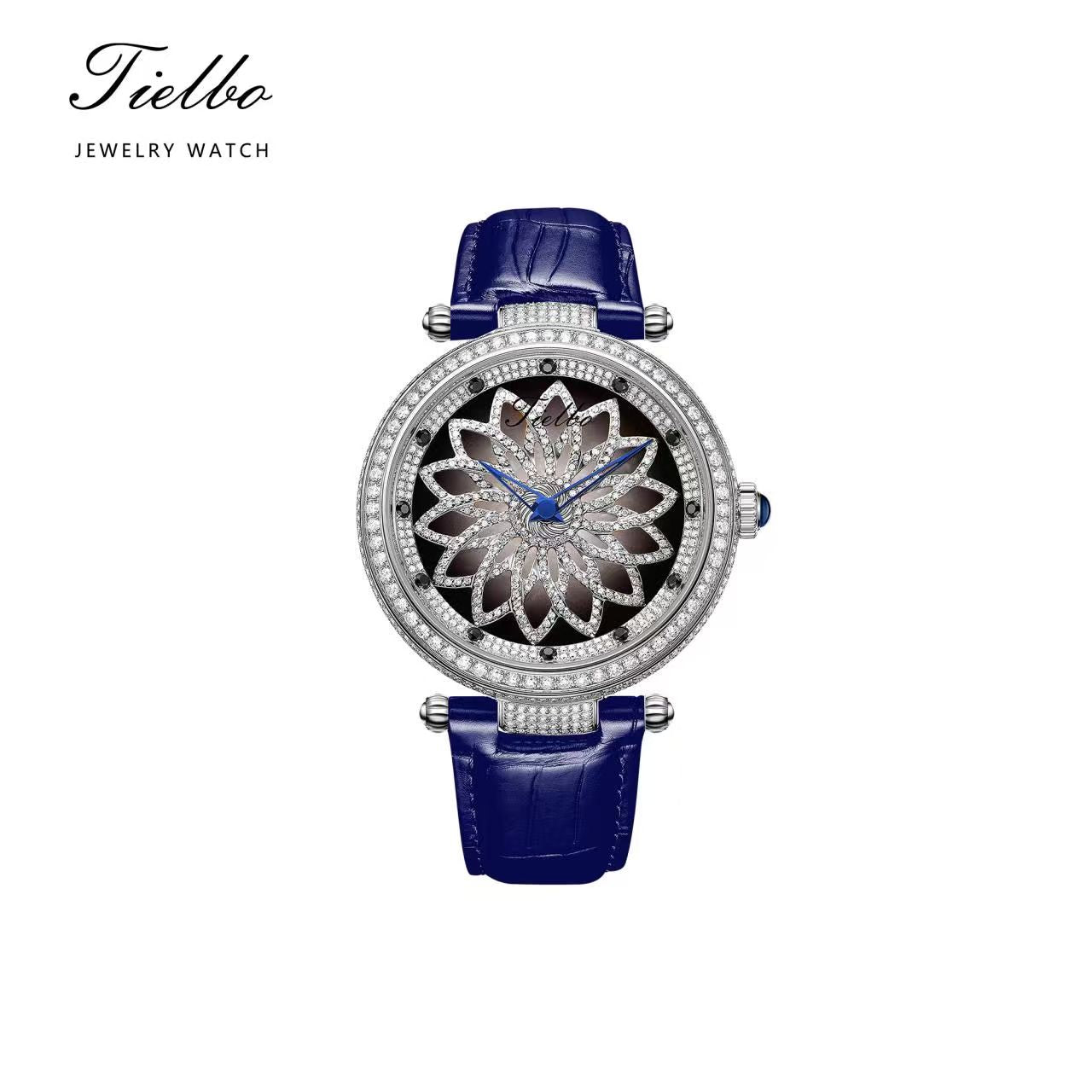 Bloom Watch – Rotating Dial, Iced-Out, 45mm T127M