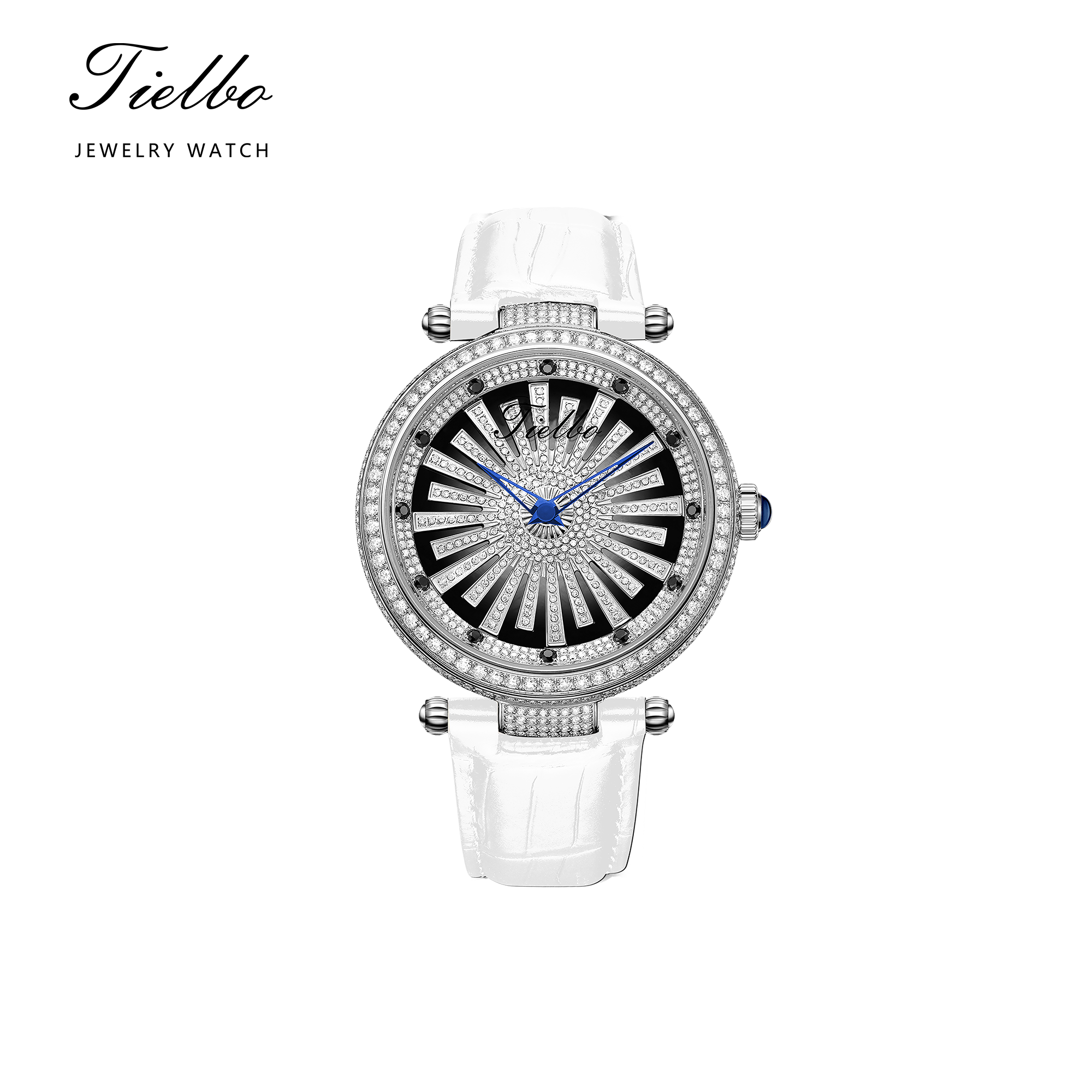 Bloom Watch – Rotating Dial, Iced-Out, 45mm T127M