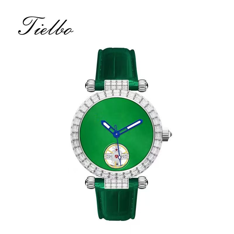 Auspicious Jade Watch – Automatic, Jade Dial, 42mm T868M