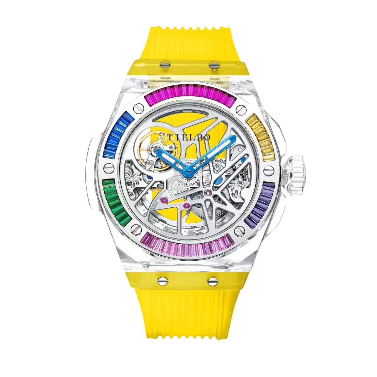 Prism Rainbow – Transparent Skeleton Watch T712