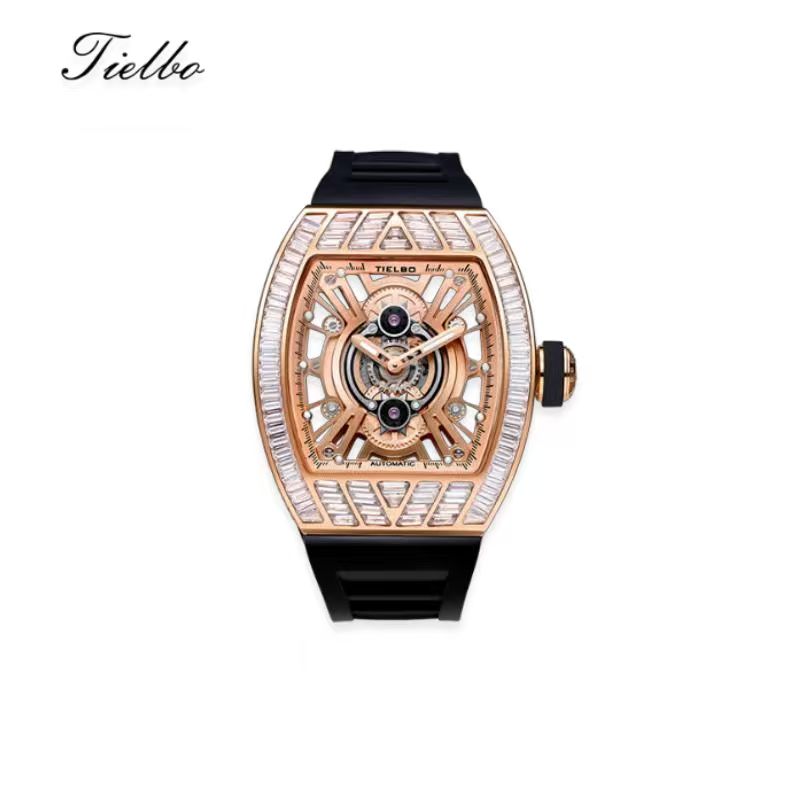 Crystal Storm Automatic Watch – Skeleton, 43×51mm, 368 Crystals T827M