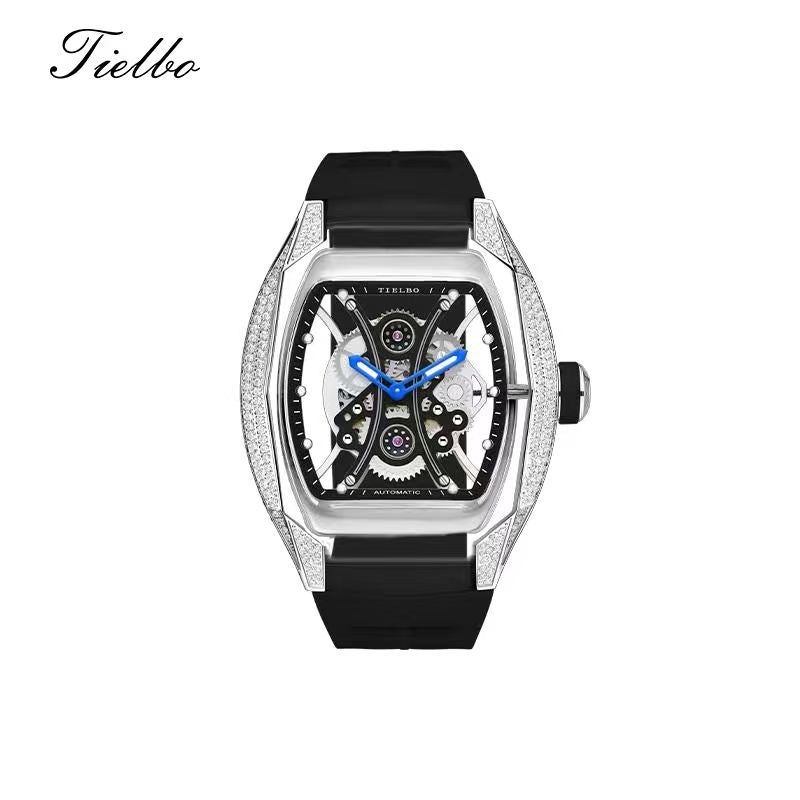 Armor Rose Watch – Transparent, Skeleton, Automatic T831M