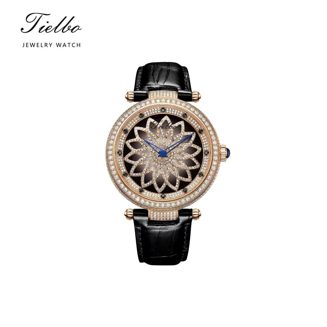 Bloom Watch – Rotating Dial, Iced-Out, 45mm T127M