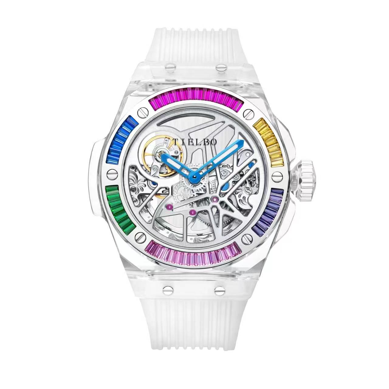 Prism Rainbow – Transparent Skeleton Watch T712