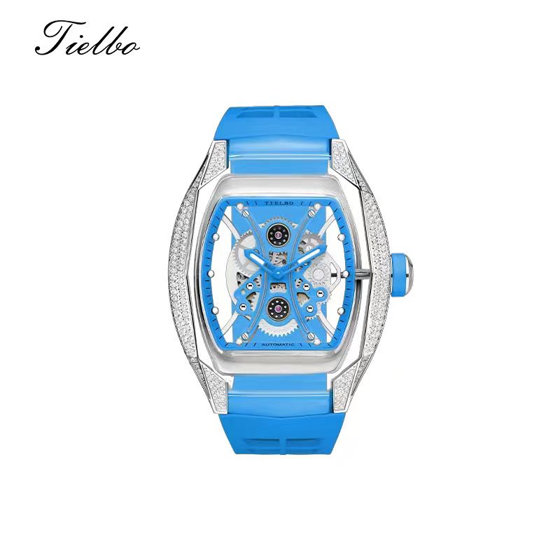 Armor Rose Watch – Transparent, Skeleton, Automatic T831M
