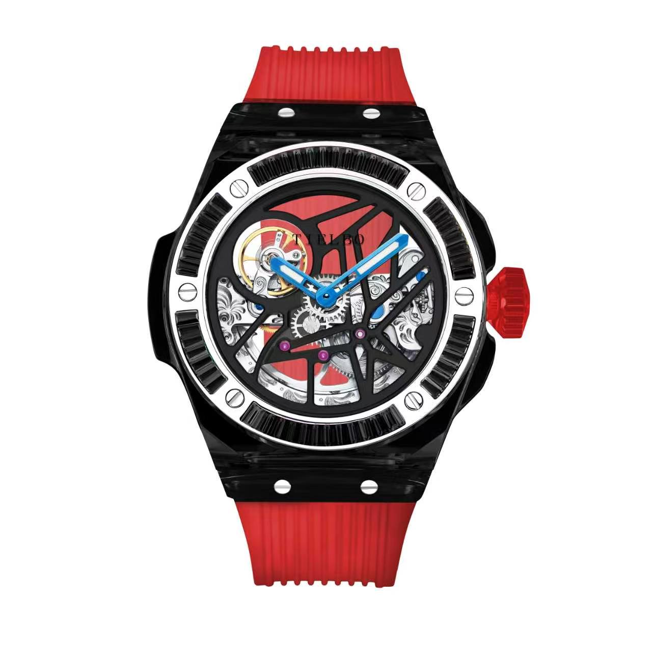 Prism Rainbow – Transparent Skeleton Watch T712
