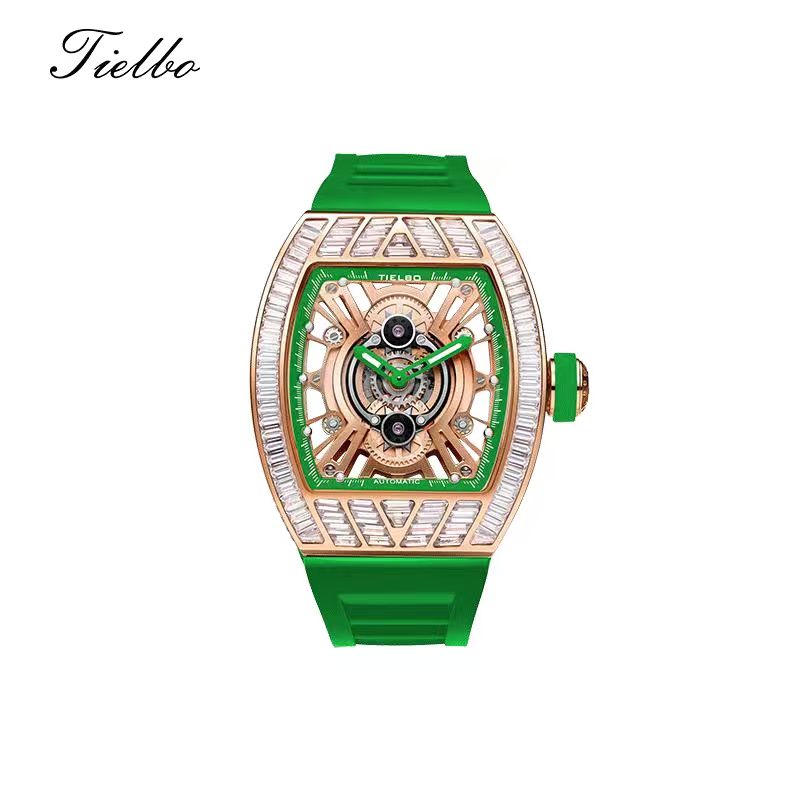 Crystal Storm Automatic Watch – Skeleton, 43×51mm, 368 Crystals T827M
