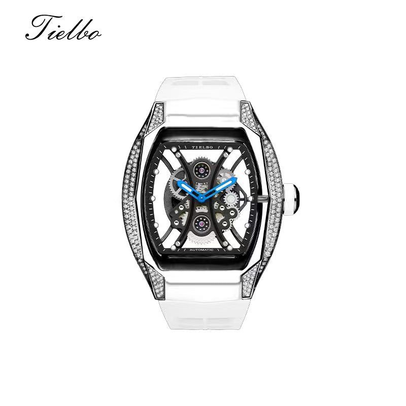 Armor Rose Watch – Transparent, Skeleton, Automatic T831M