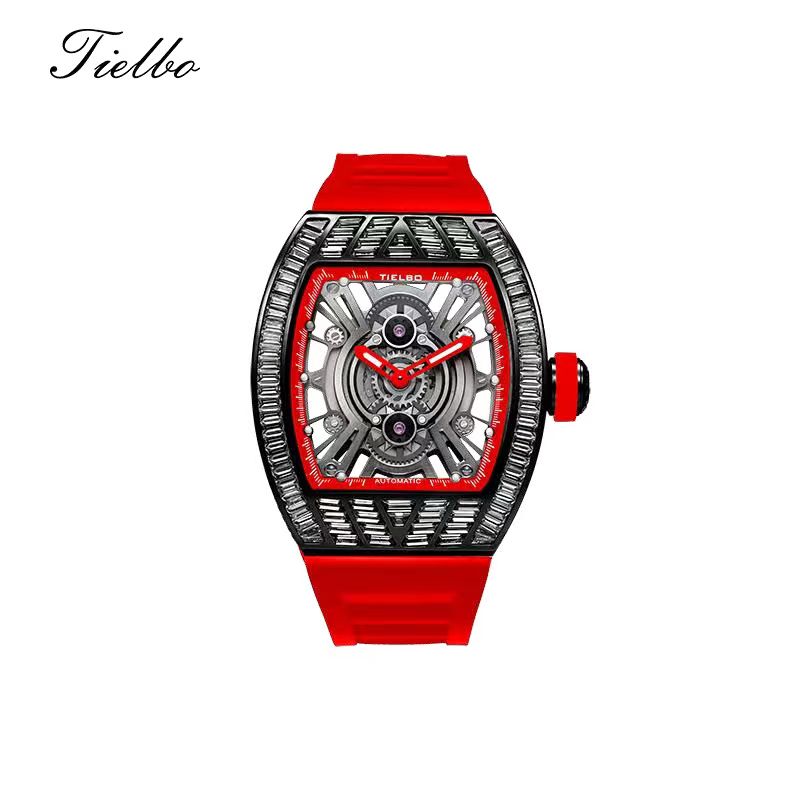 Crystal Storm Automatic Watch – Skeleton, 43×51mm, 368 Crystals T827M