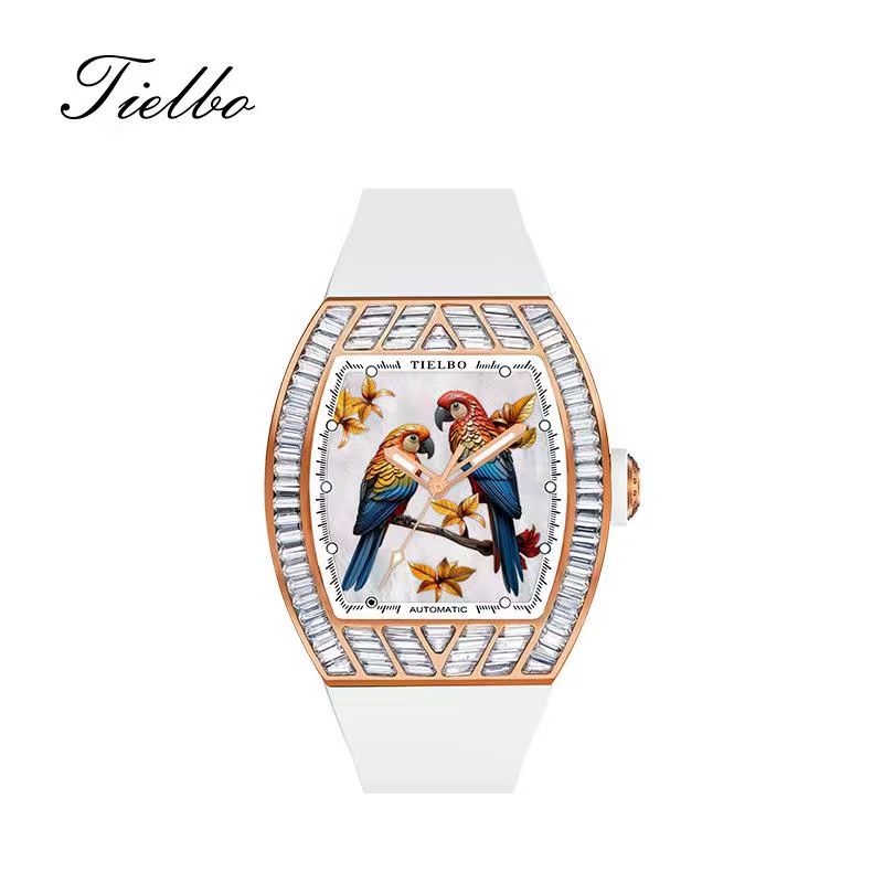 Serendipity Watch – Rose Gold, Quartz, Crystal Inlay T859L
