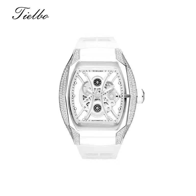 Armor Rose Watch – Transparent, Skeleton, Automatic T831M
