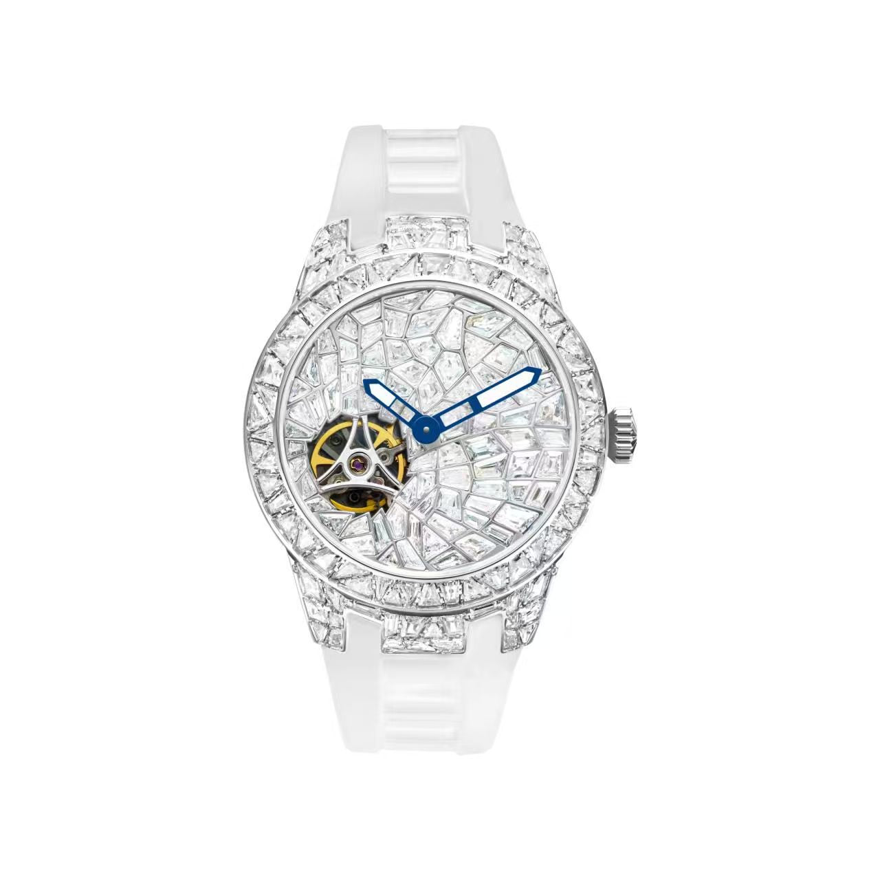 Faith Automatic Watch – 38mm, Full Crystal T835L