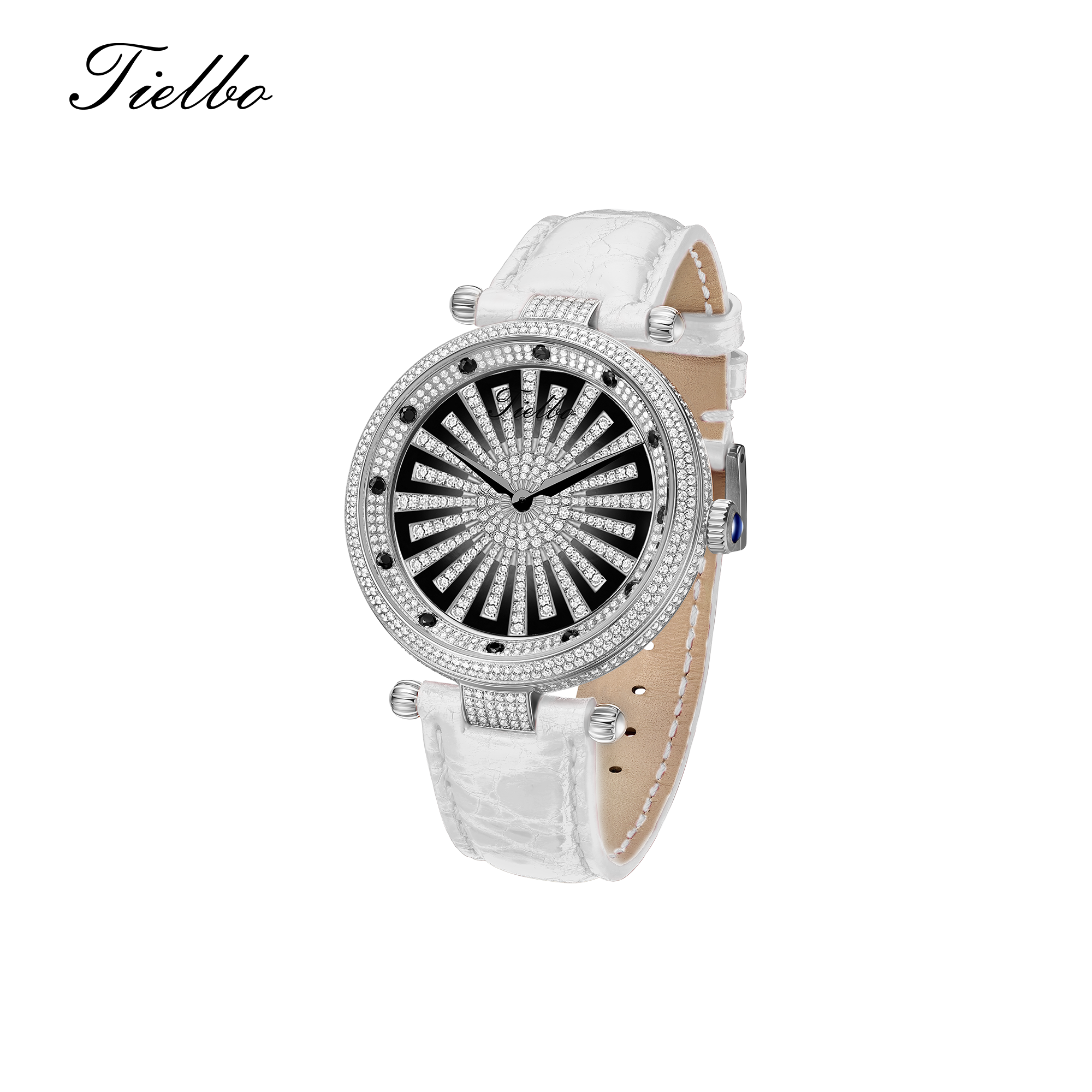 Bloom Watch – Rotating Dial, Iced-Out, 42mm T127L