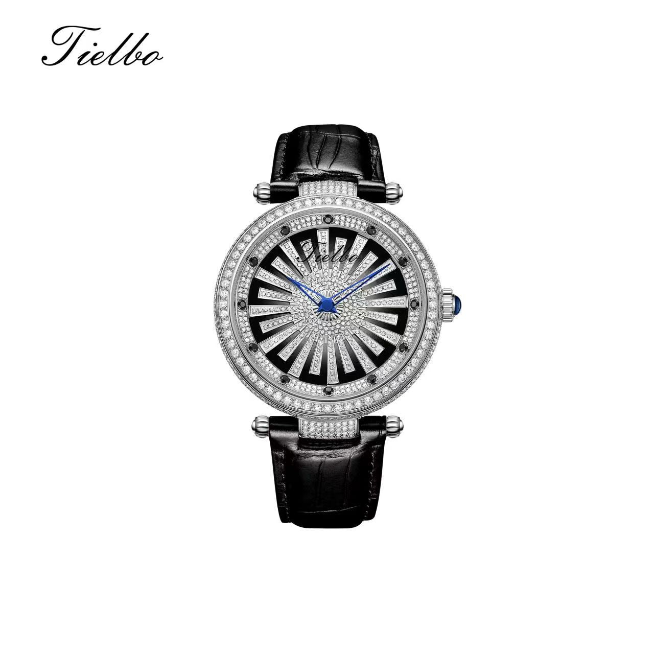 Dawn Fortune Watch – Rotating Dial, Iced-Out, 42mm T127L