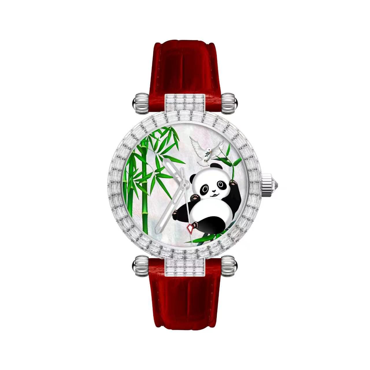 Peace Panda Watch – Automatic, Shell Dial, 38mm T865L
