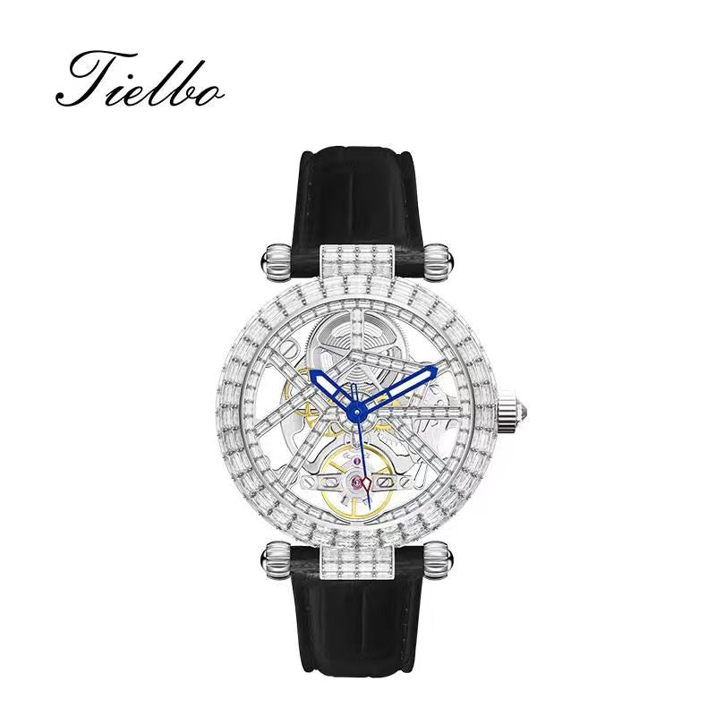 Celestial Spark Watch – Automatic, Skeleton, 38mm T866L