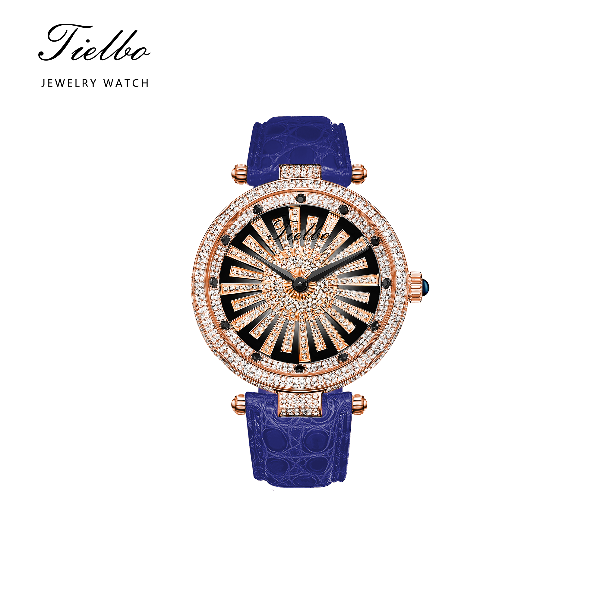 Dawn Fortune Watch – Rotating Dial, Iced-Out, 42mm T127L