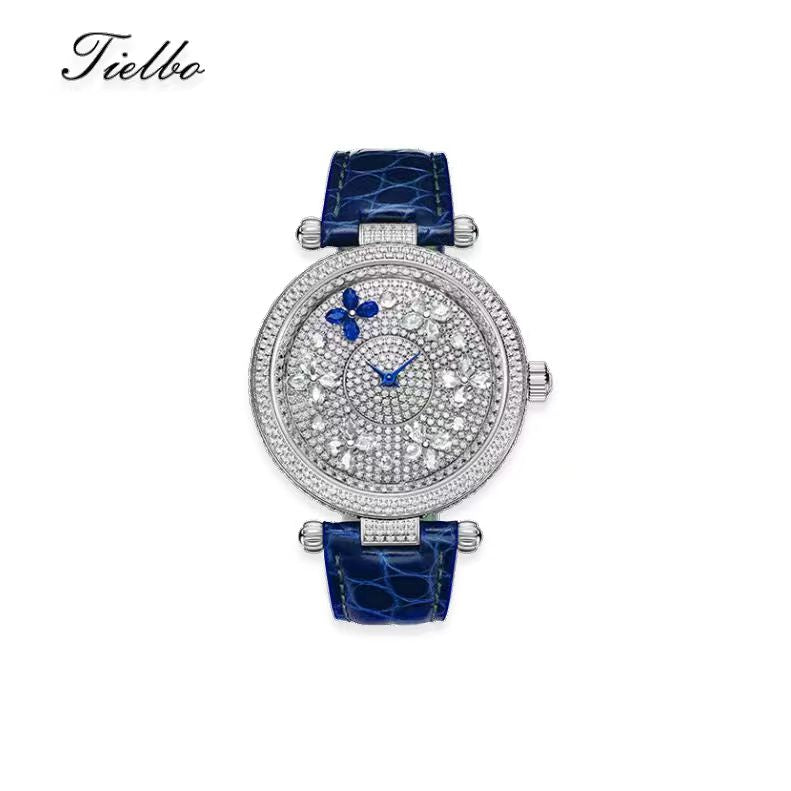 Butterfly Watch – Rotating Dial, Iced-Out, 42mm T819L