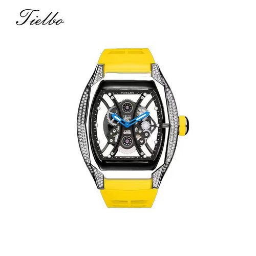 Armor Rose Watch – Transparent, Skeleton, Automatic T831M