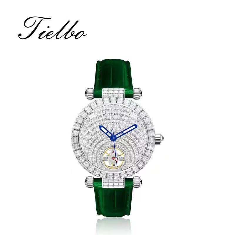 Stellar Night Automatic Watch – 38mm, Full Crystal T856L