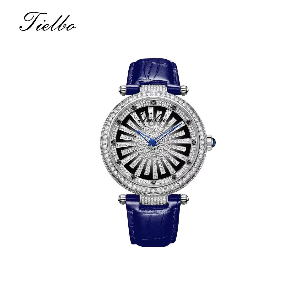 Dawn Fortune Watch – Rotating Dial, Iced-Out, 42mm T127L