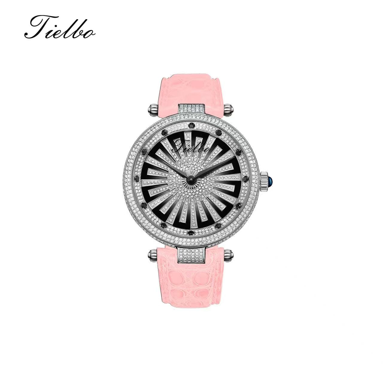 Dawn Fortune Watch – Rotating Dial, Iced-Out, 42mm T127L
