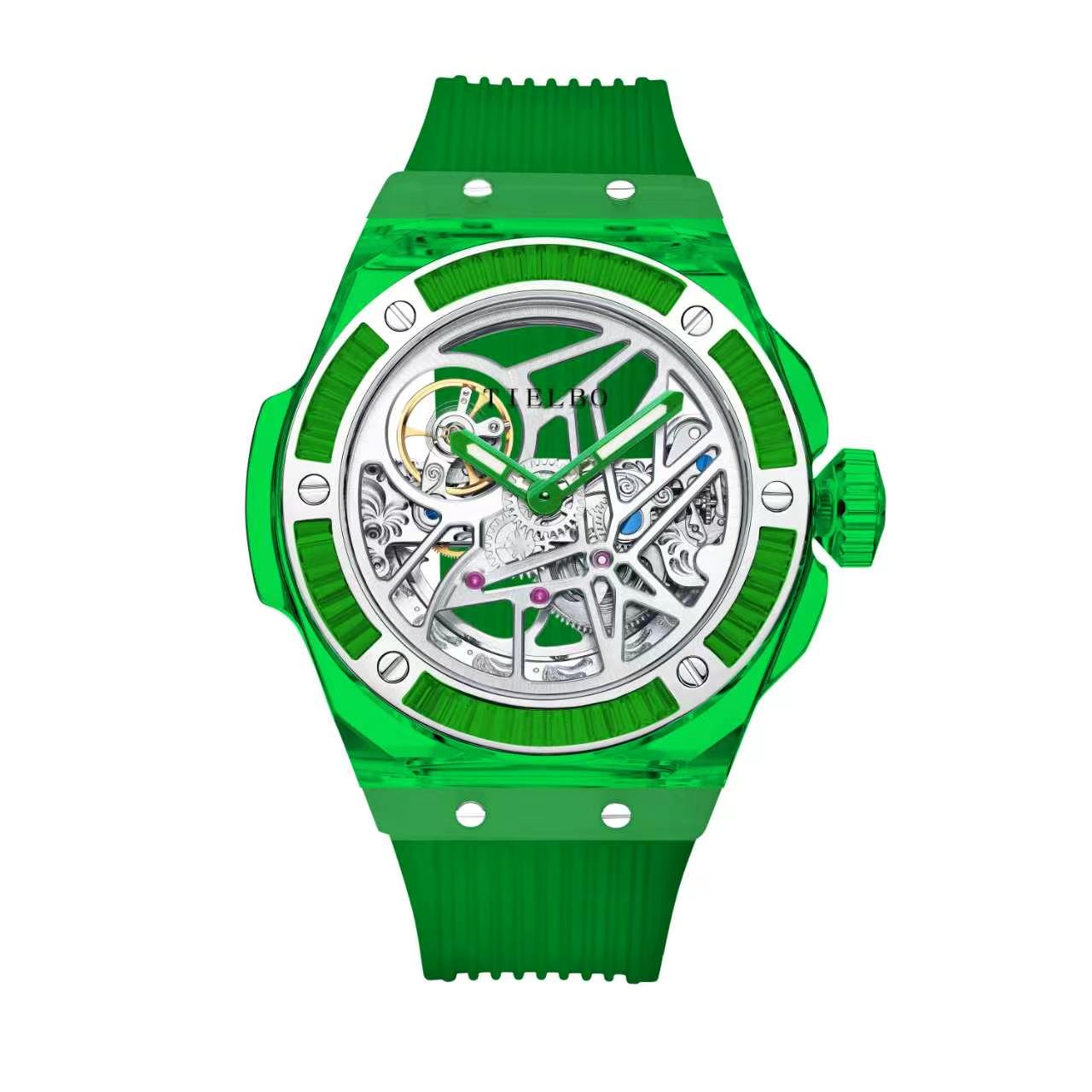 Prism Rainbow – Transparent Skeleton Watch T712