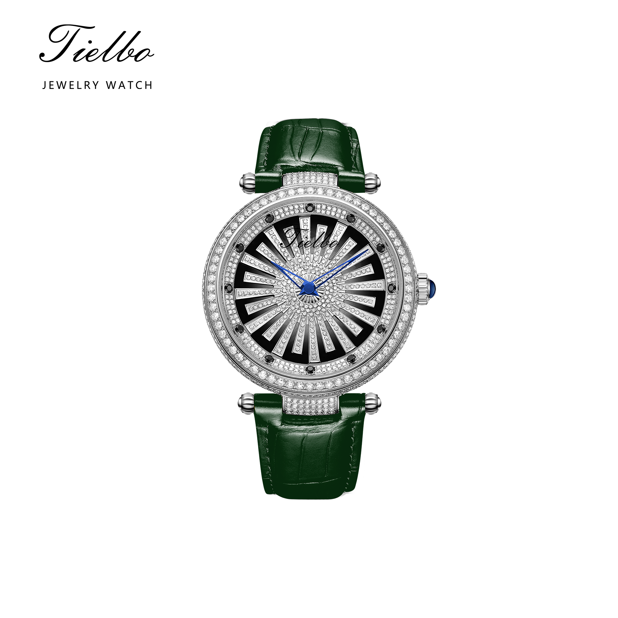 Bloom Watch – Rotating Dial, Iced-Out, 45mm T127M
