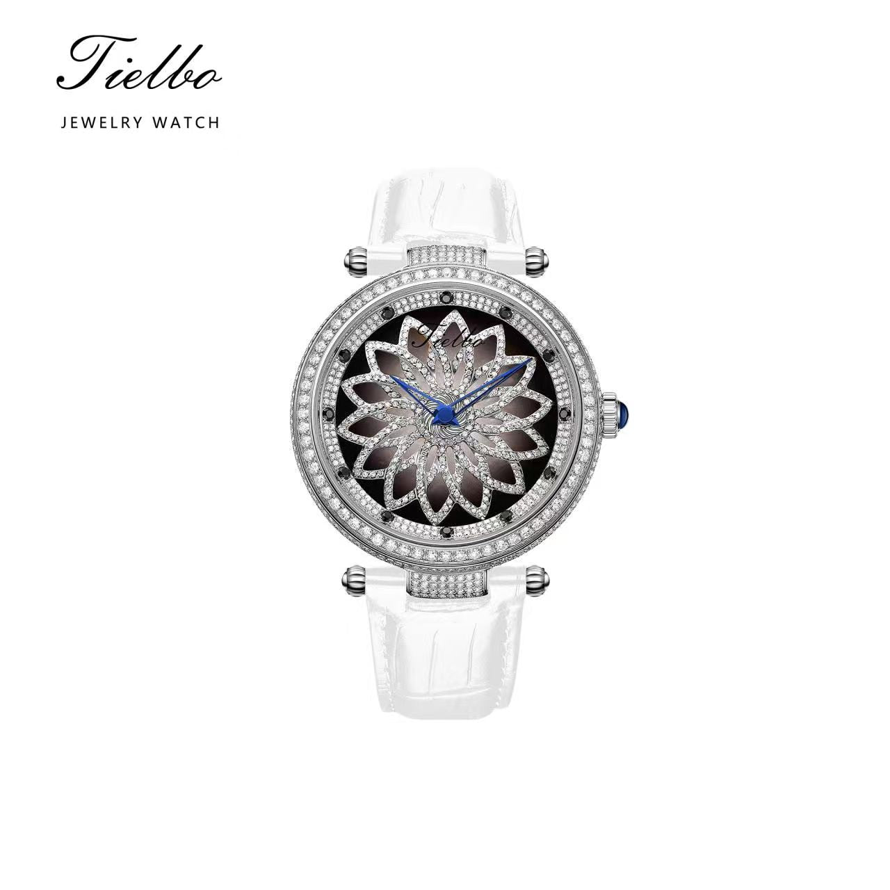 Bloom Watch – Rotating Dial, Iced-Out, 45mm T127M